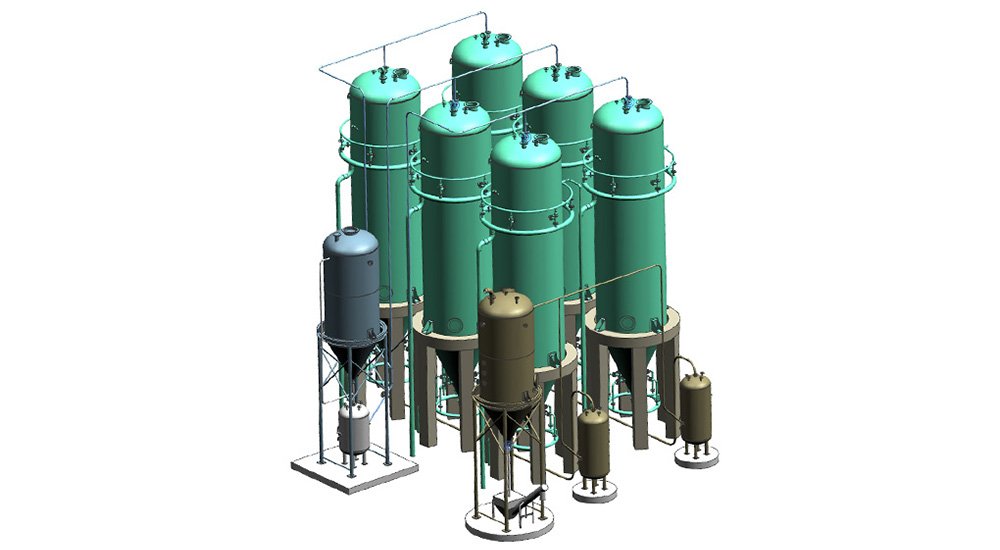 Coking wastewater deep treatment project